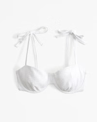 Women's Curve Love Tie-Strap Underwire Bikini Top | Women's Clearance | Abercrombie.com | Abercrombie & Fitch (US)