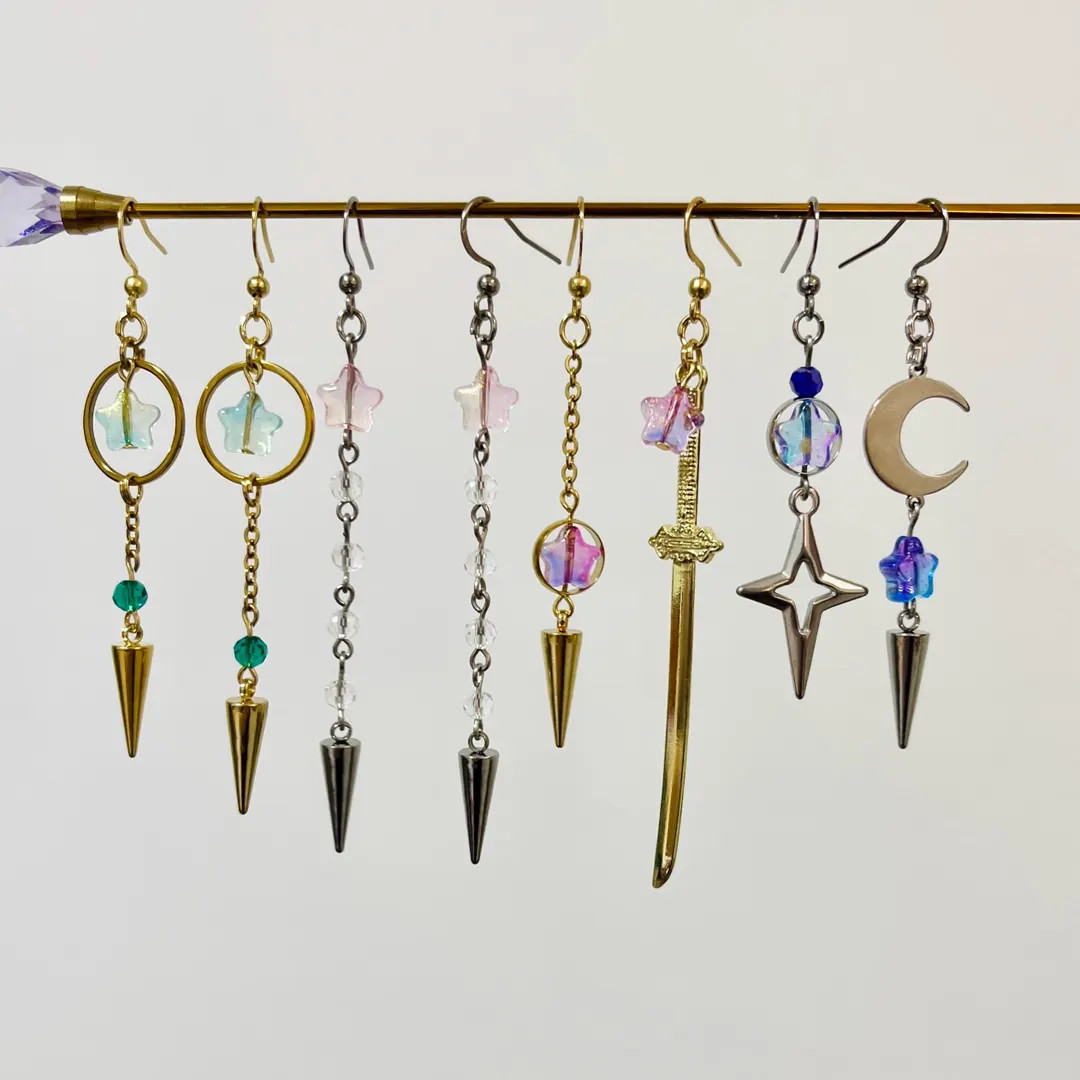 Kpop Demon Hunters Earrings | Jinu Rumi Mira Zoey Earrings | Huntrix | Saja Boys | Cute Star Earr... | Etsy (US)