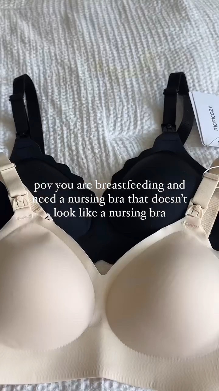 POV you are breastfeeding and want cute nursing bras that don’t look like nursing bras👏🏼

These are so comfortable and cute! Love the scallop design! 

use code:Lifewithlisa to save 30%

#Momcozy #nursingbra #breastfeedingmom #nursingbras #momlife #everydaybra 

New mom, nursing bras, newborn essentials, breastfeeding must haves, comfortable bra, cute nursing bra, pumping bra, breastfeeding bra

#LTKBaby #LTKFamily #LTKVideo