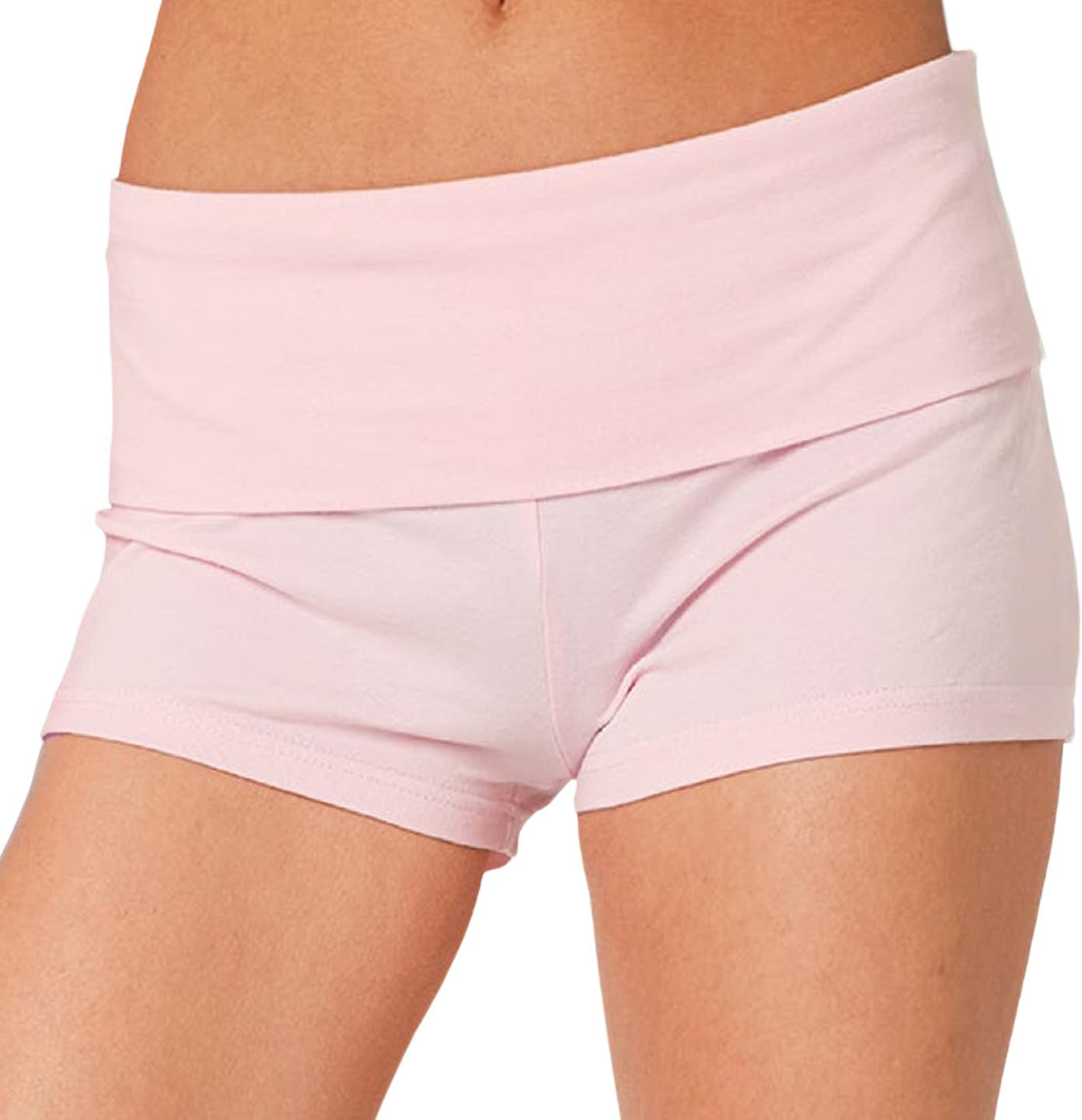 KMBANGI Womens Fold Over Shorts Elastic Waist Y2k Lounge Shorts Foldover | Amazon (US)