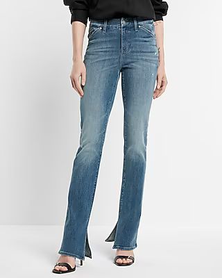 Mid Rise Medium Wash FlexX Skyscraper Jeans | Express