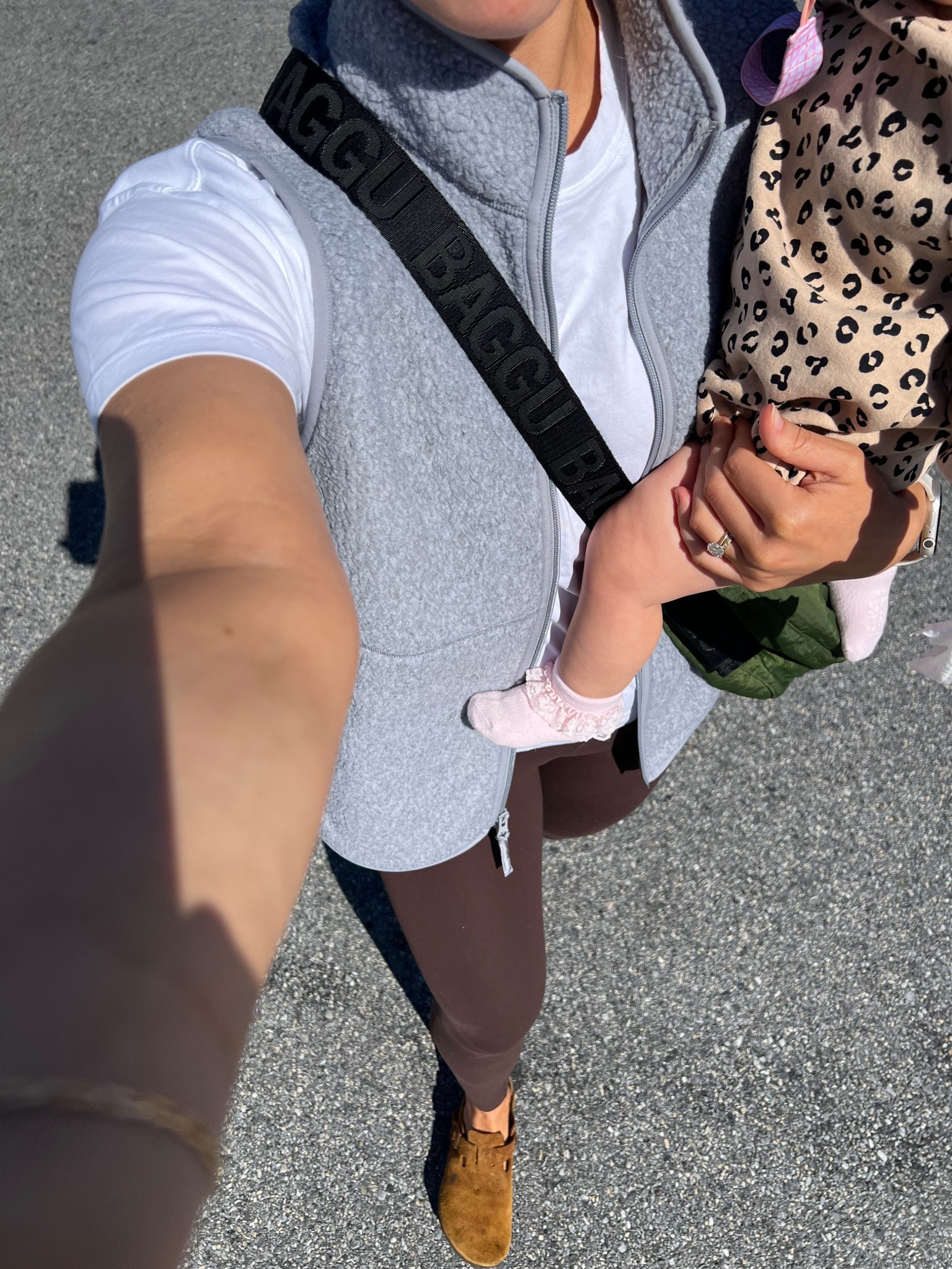 Mom and baby transitional fall ootd