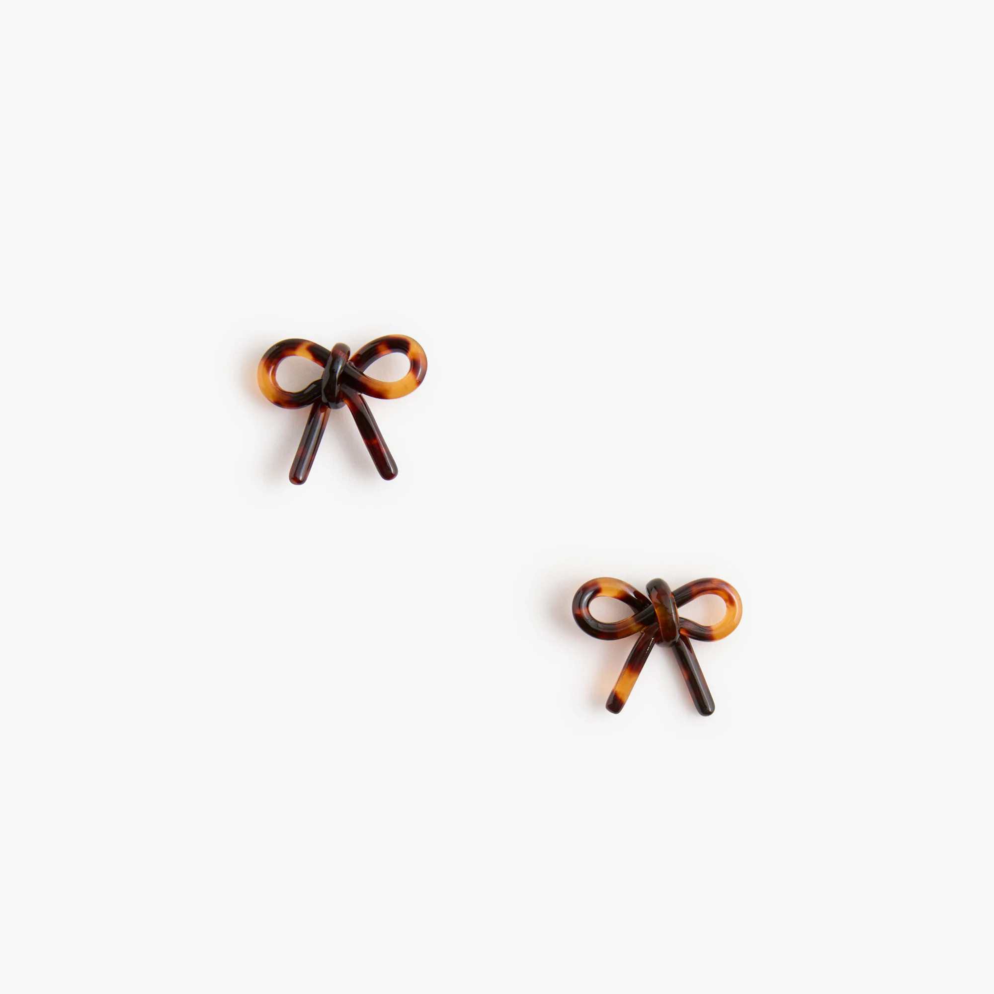 Tortoise bow earrings | J.Crew Factory