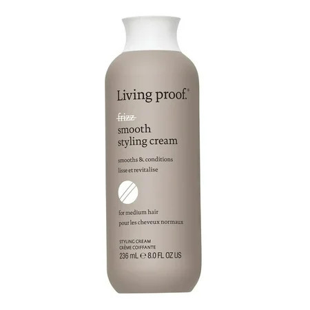 Living Proof No Frizz Smooth Styling Cream for Medium Hair 8 oz | Walmart (US)