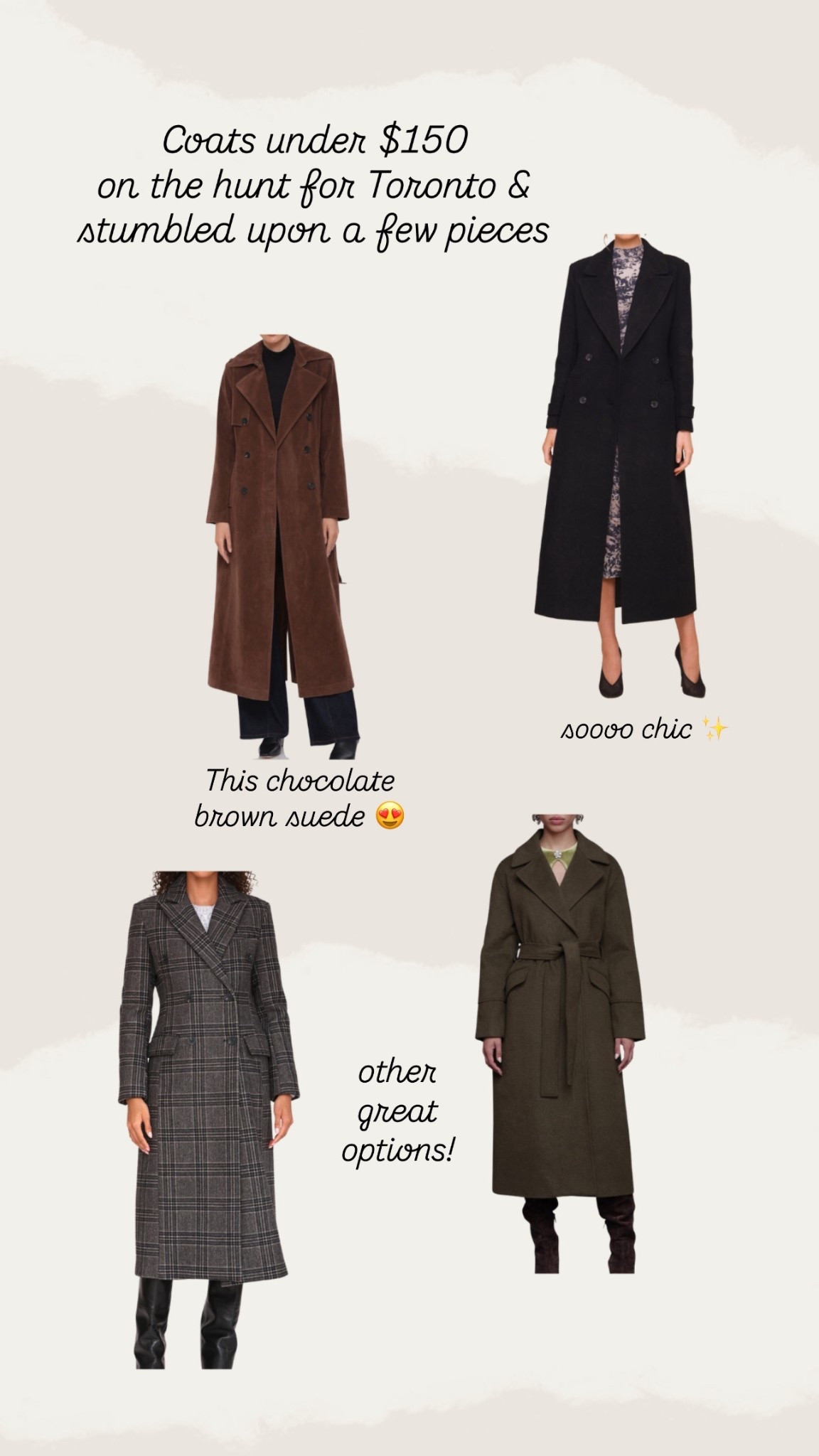 Autumn / Winter Coats under $150

#LTKStyleTip #LTKSeasonal