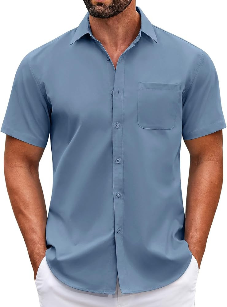 COOFANDY Button Down Shirts Dress Shirts | Amazon (US)