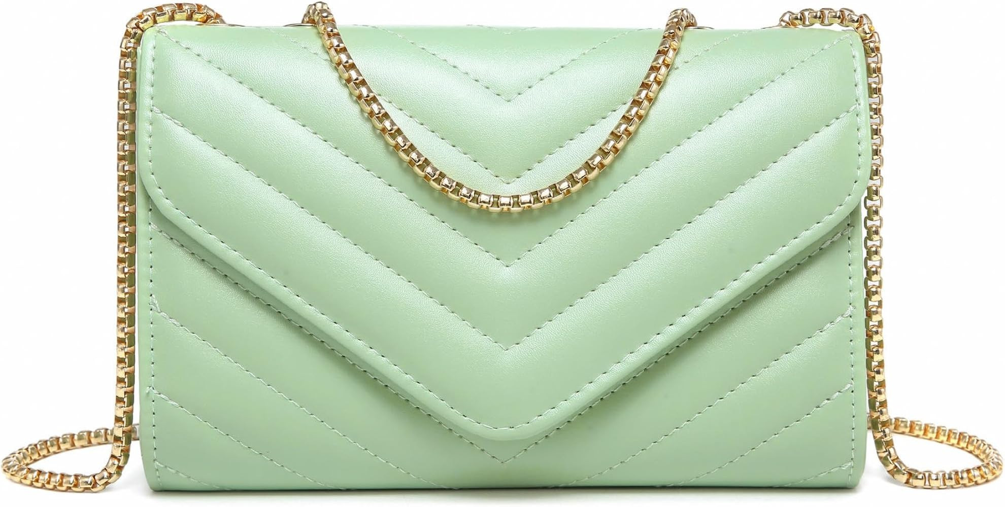 Dasein Women Small Quilted Crossbody Bags Stylish Designer Evening Bag Clutch Purses and Handbags... | Amazon (US)