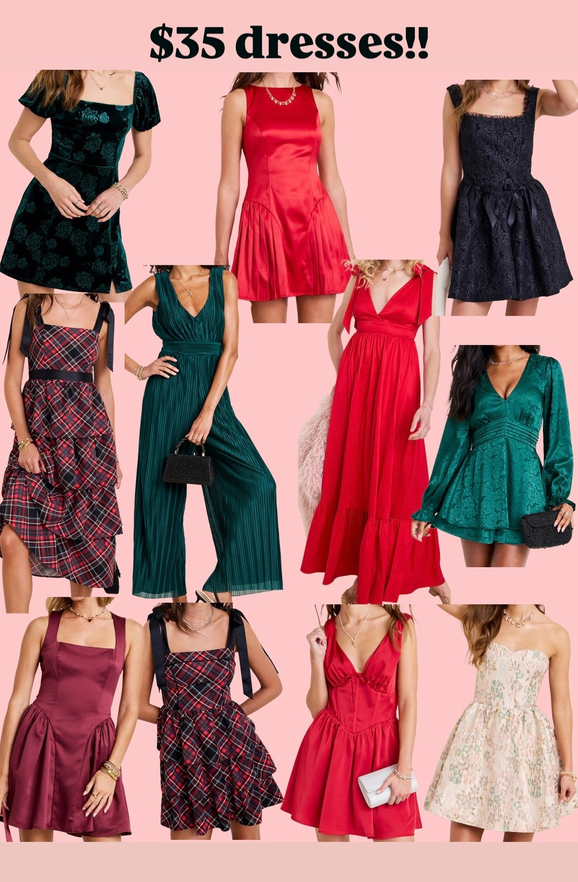 $35 dresses, rompers, and jumpsuits!

#LTKHoliday #LTKSaleAlert #LTKStyleTip