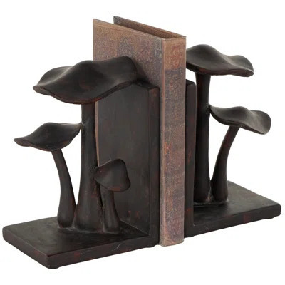 Mushroom Resin Bookends | Wayfair North America
