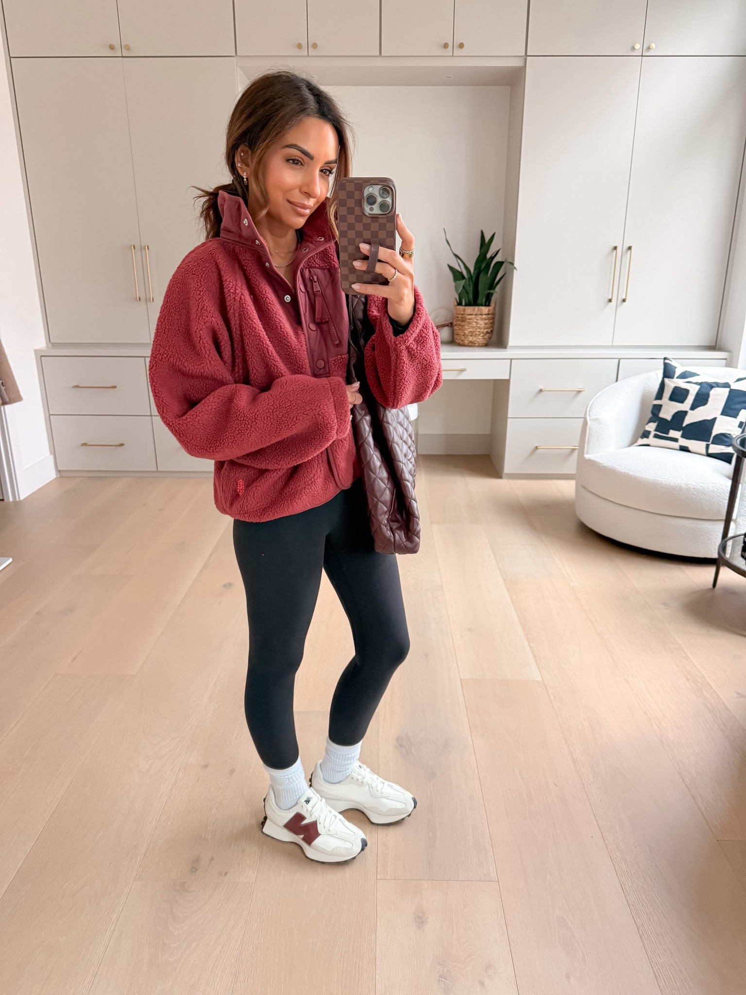 I did the XS in burgundy fleece jacket! Runs TTS & has the cutest fit! 

#LTKOver40 #LTKPetite #LTKActive