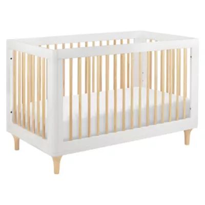 Babyletto Lolly 3-in-1 Convertible Crib in White/Natural | Bed Bath & Beyond