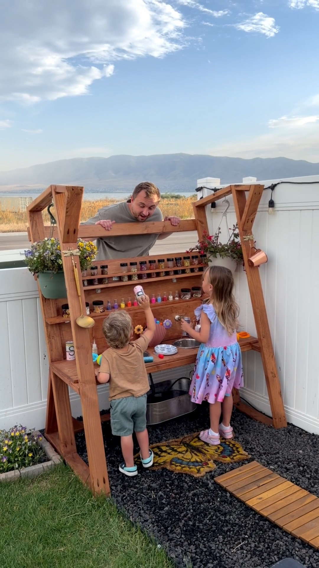 The coolest DIY mud kitchen ever that daddy made with love, and mommy had fun stocking with all the supplies! We can’t wait for a summer full of messy kid fun in our mud kitchen!

#LTKmomlife #LTKHome #LTKKids