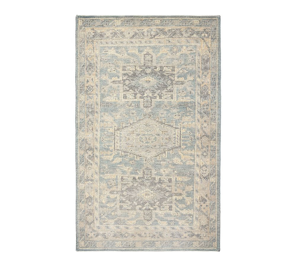 Bianca Hand-Knotted Wool Rug | Pottery Barn (US)