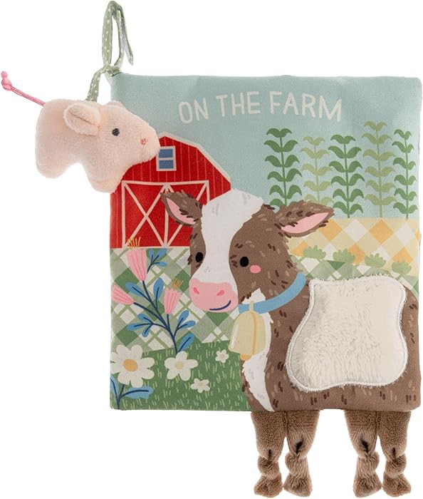 Stephen Joseph, Soft Fabric Book, Soft Activity Baby Book - 6 Sensory Filled Pages, Sensory Toys ... | Amazon (US)