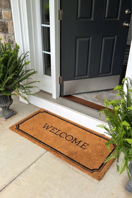 Extra long welcome mat 
Target home
Home decor
Front porch 

#LTKHome #LTKFindsUnder50