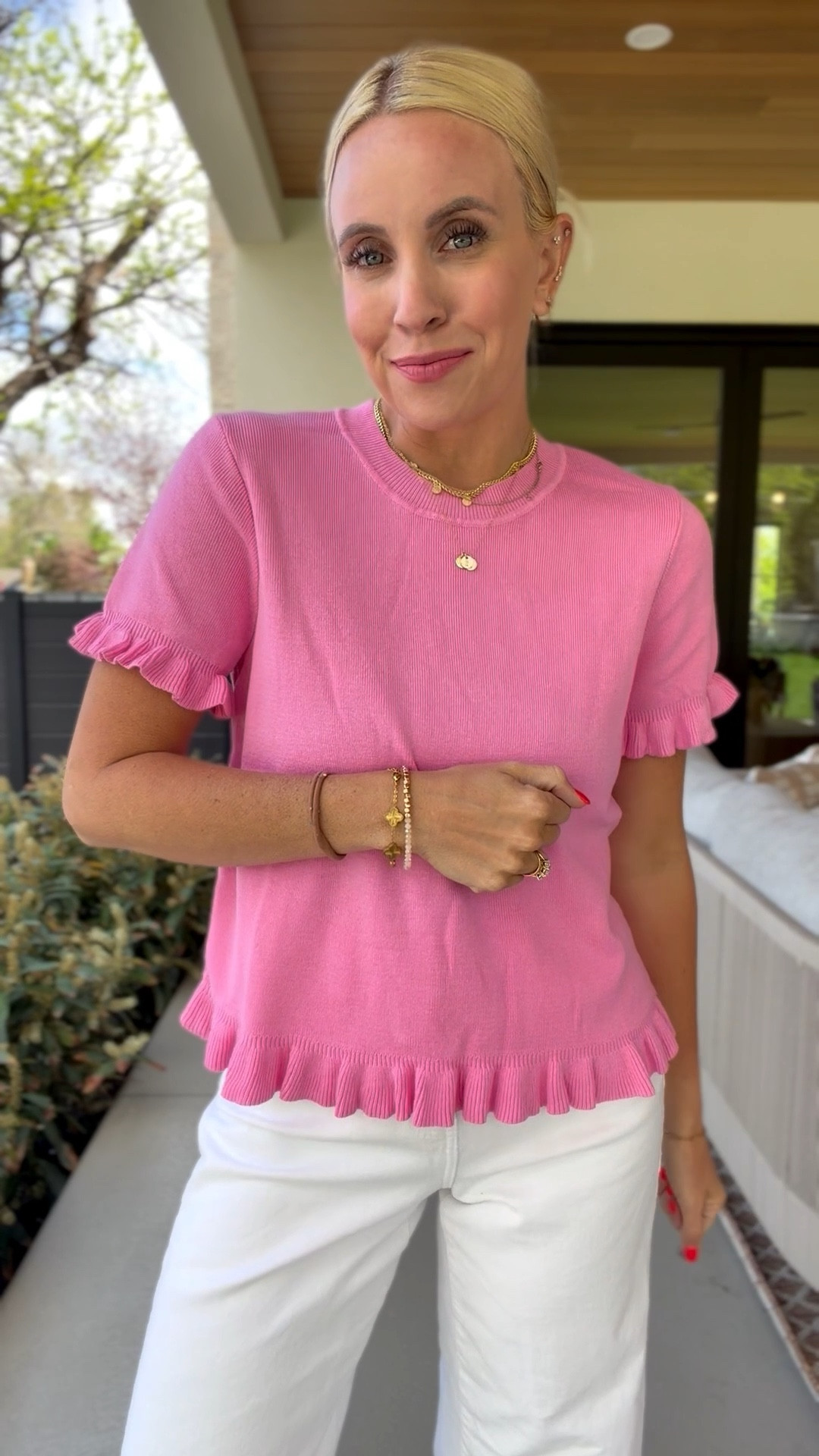 This short sleeve sweater was restocked at Walmart in this cute pink! SizeM

#LTKgrwm #LTKmomlife #LTKootd