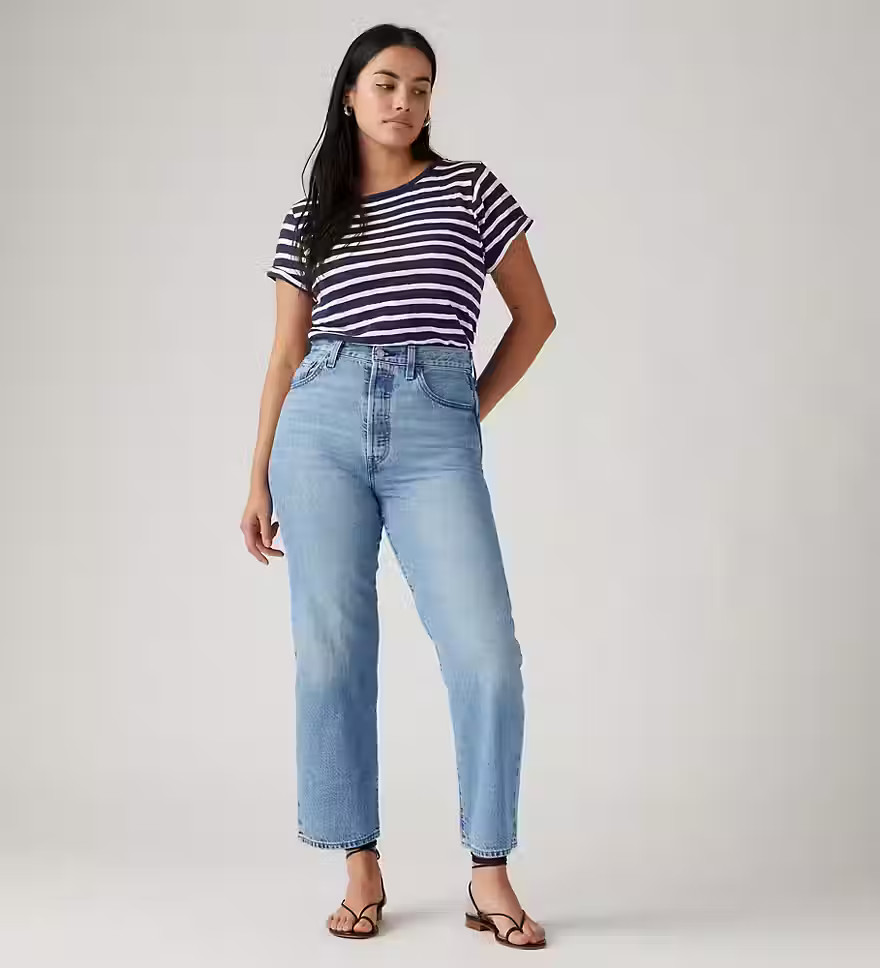 Ribcage Straight Ankle Women's Jeans - Light Wash | Levi's® US | LEVI'S (US)