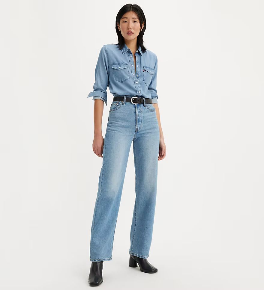 Ribcage Straight Ankle Women's Jeans - Light Wash | Levi's® US | LEVI'S (US)