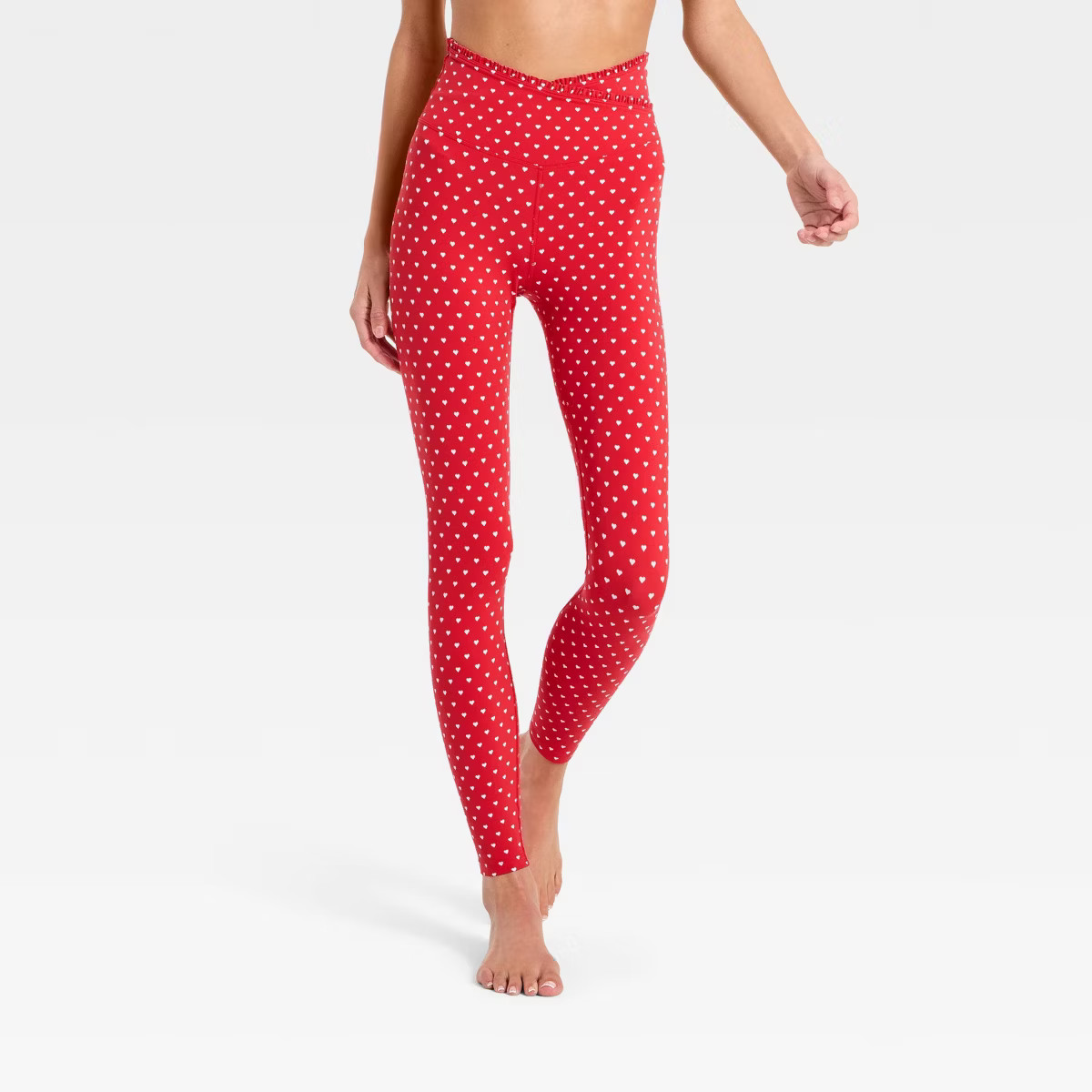 Women's Everyday Soft Ultra High-Rise Ruffle Crossover 7/8 Leggings - All In Motion™ | Target