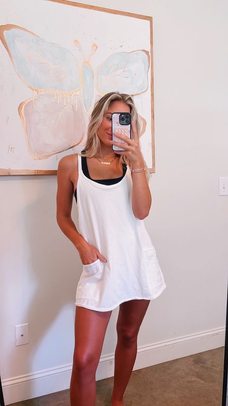 this is your sign to get the hot shot mini dress this summer🤍✨ linking the amazon dupe too!

#LTKstyletip #LTKfit