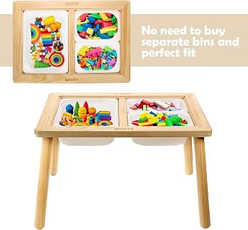 wingyz Kids Table for Play Study Dining Toys Storage, Sensory Tables for Toddler, Activity Table ... | Amazon (US)
