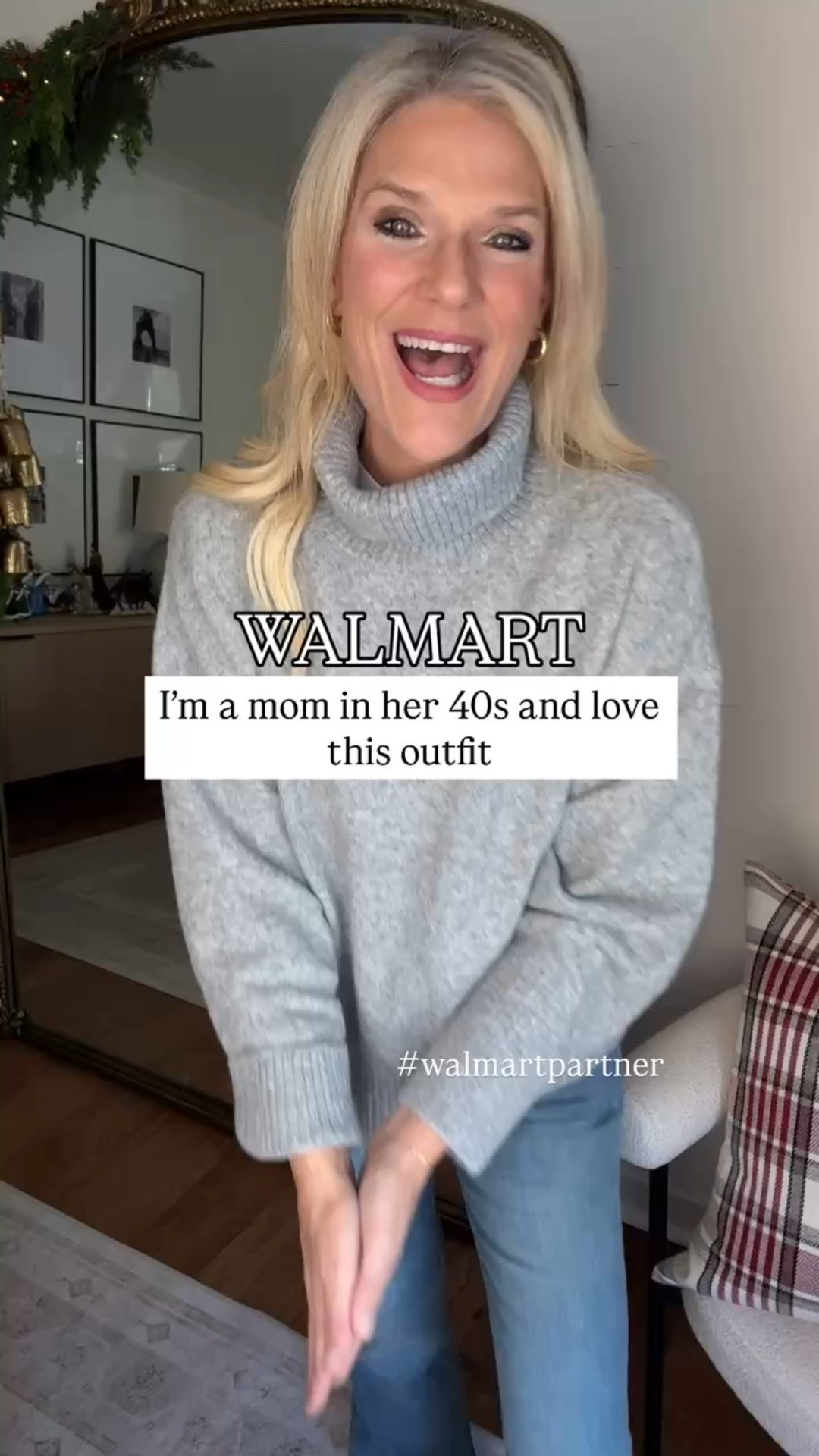 #walmartpartner
The cutest thanksgiving outfit I found at Walmart or even just for this cold weather! I love this sweater, it’s genuinely so soft😍As always, their jeans are the best. 
#walmartstyle @walmartstyle

#LTKSeasonal #LTKStyleTip #LTKFindsUnder100