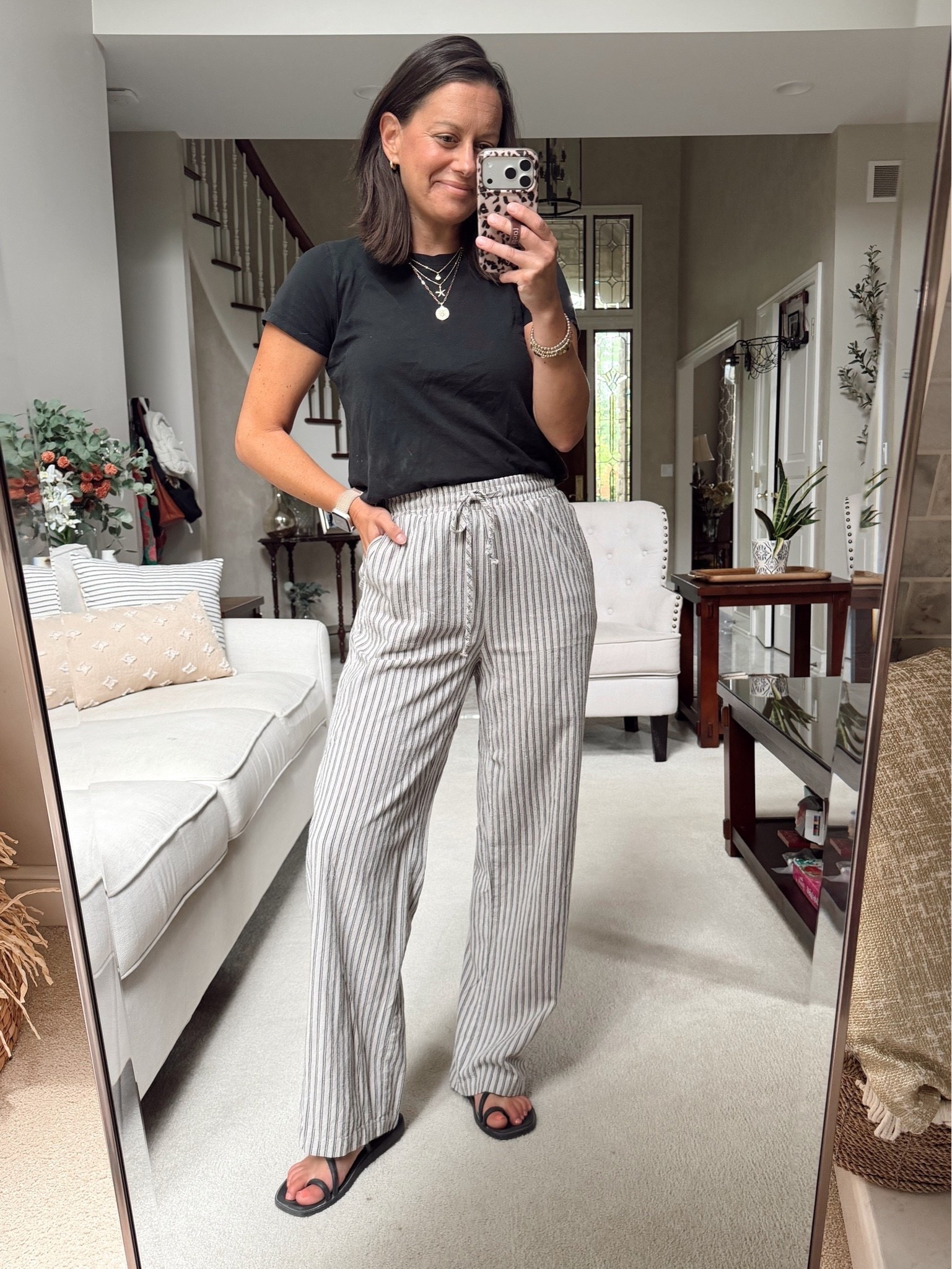 Outfit of the day! Pants run true to size - I’m in the small.

#LTKootd #LTKOver40 #LTKmomlife