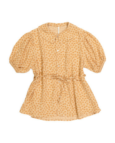 Toddler Girls Linen Blend Dress | TJ Maxx