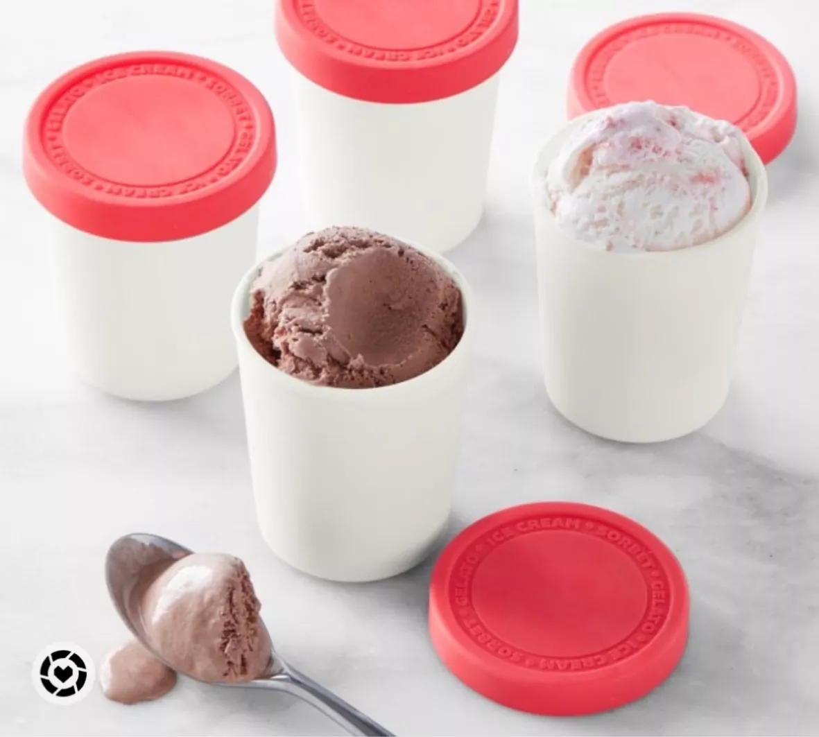 Tovolo Mini 6-Oz. Ice Cream Storage Containers, Set of 4 + Reviews
