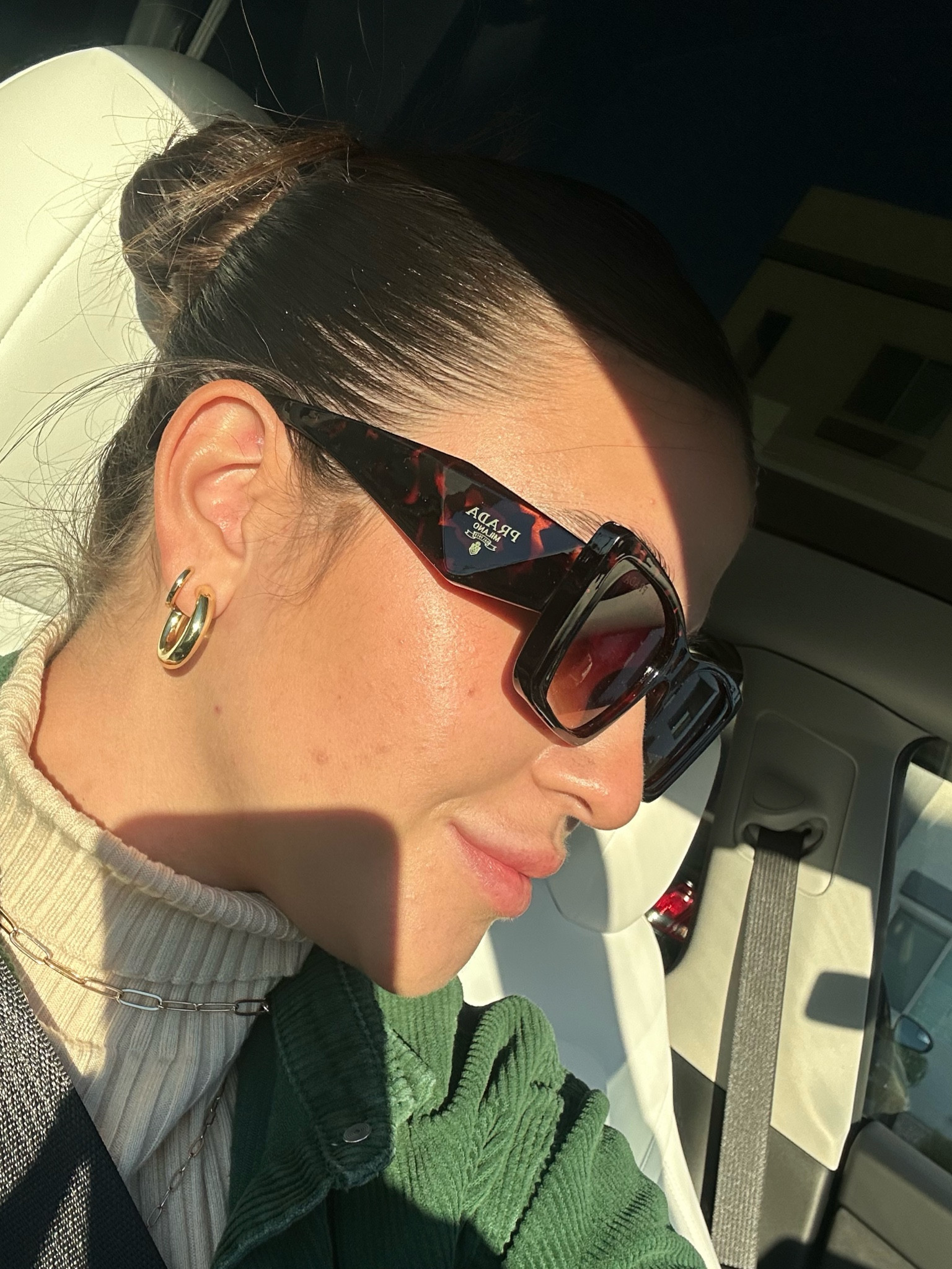 New sunnies 🕶️ 

#dupe #prada #dhgate 

#LTKStyleTip #LTKFindsUnder50 #LTKSaleAlert
