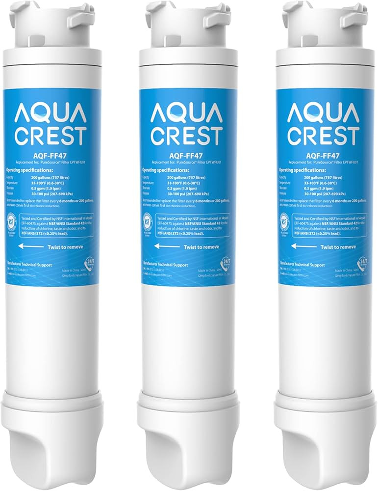 AQUACREST Refrigerator Water Filter Replacement for Frigidaire EPTWFU01\u00ae Pure Source Ultra I... | Amazon (CA)