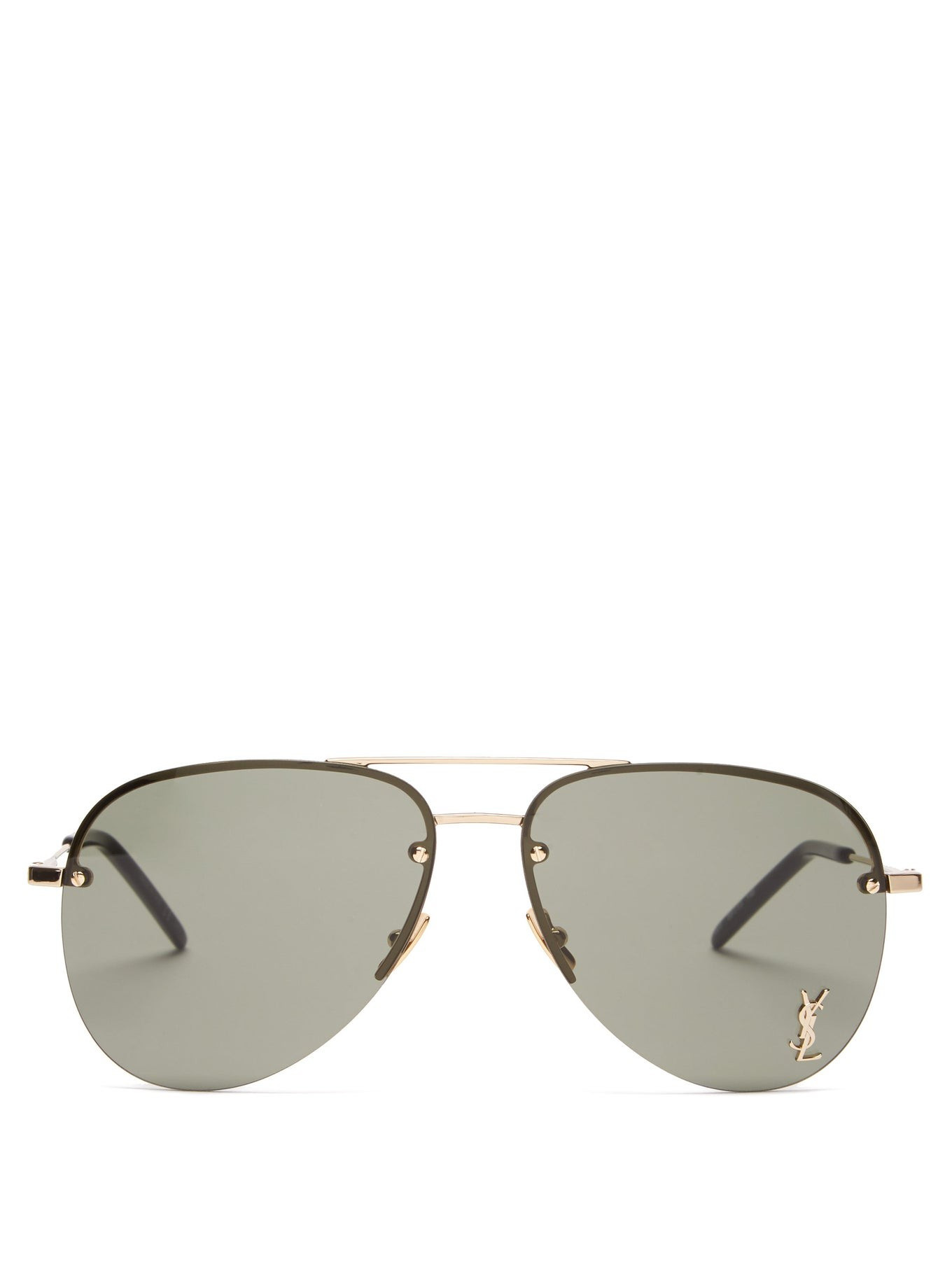 Aviator metal sunglasses | Saint Laurent | Matches (US)