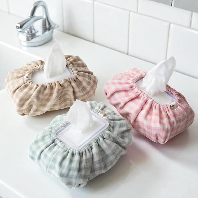 Baby Wipes Cover – Universal Size, One Size Fits All Wipes Packages | Muslin Cotton Tissue Cove... | Amazon (US)