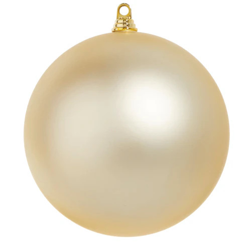 Matte Champagne Ball Ornament | 305 Deco Living & Co