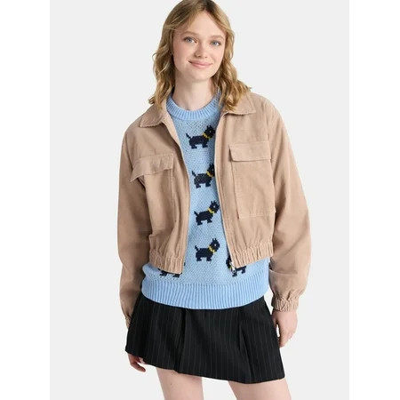 Netflix Stranger Things Corduroy Cotton Jacket from No Boundaries Women’s and Women’s Plus | Walmart (US)