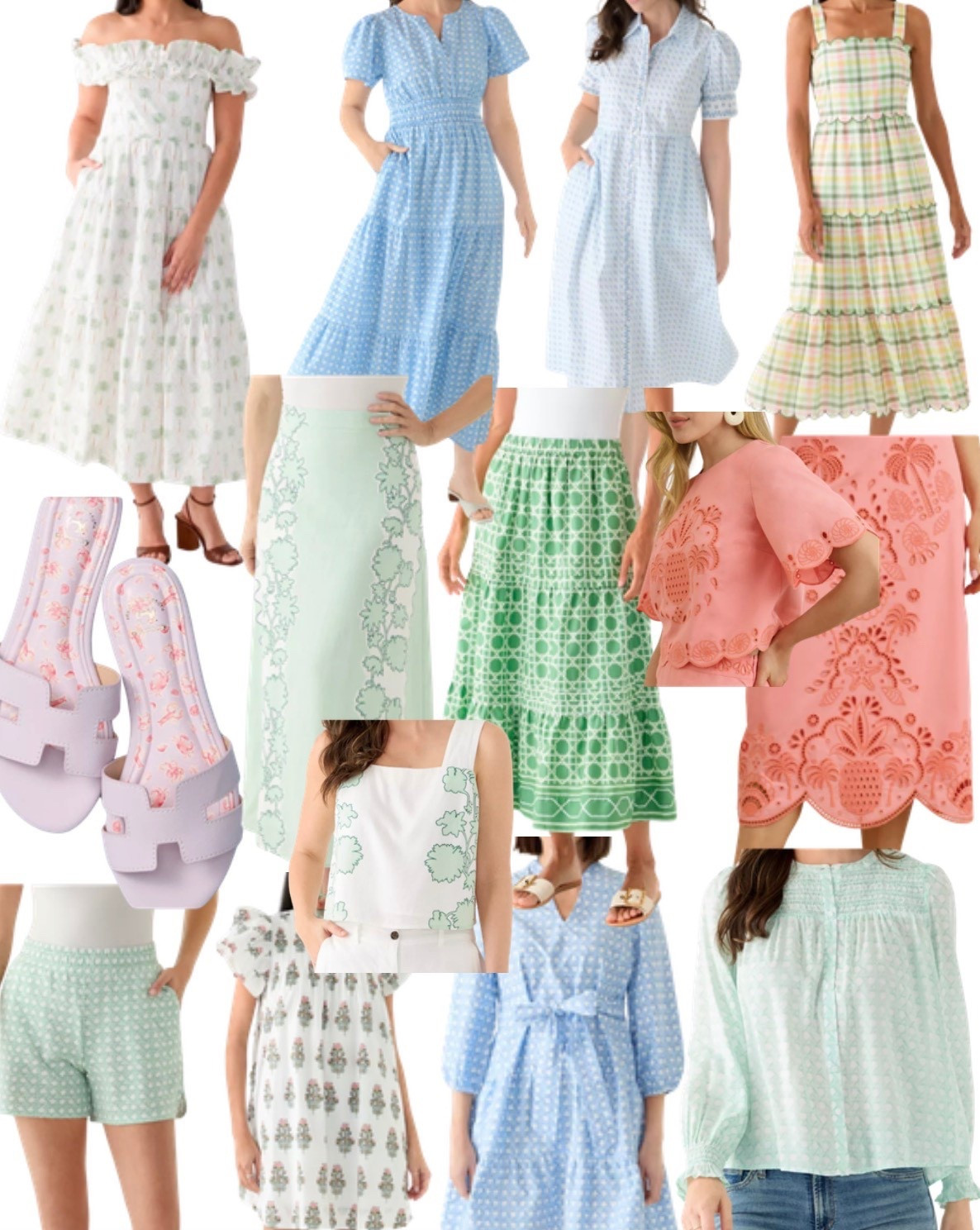 New arrivals and cane print dresses 