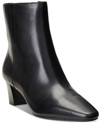 Lauren Ralph Lauren Women's Willa Square-Toe Dress Booties - Macy's | Macy's