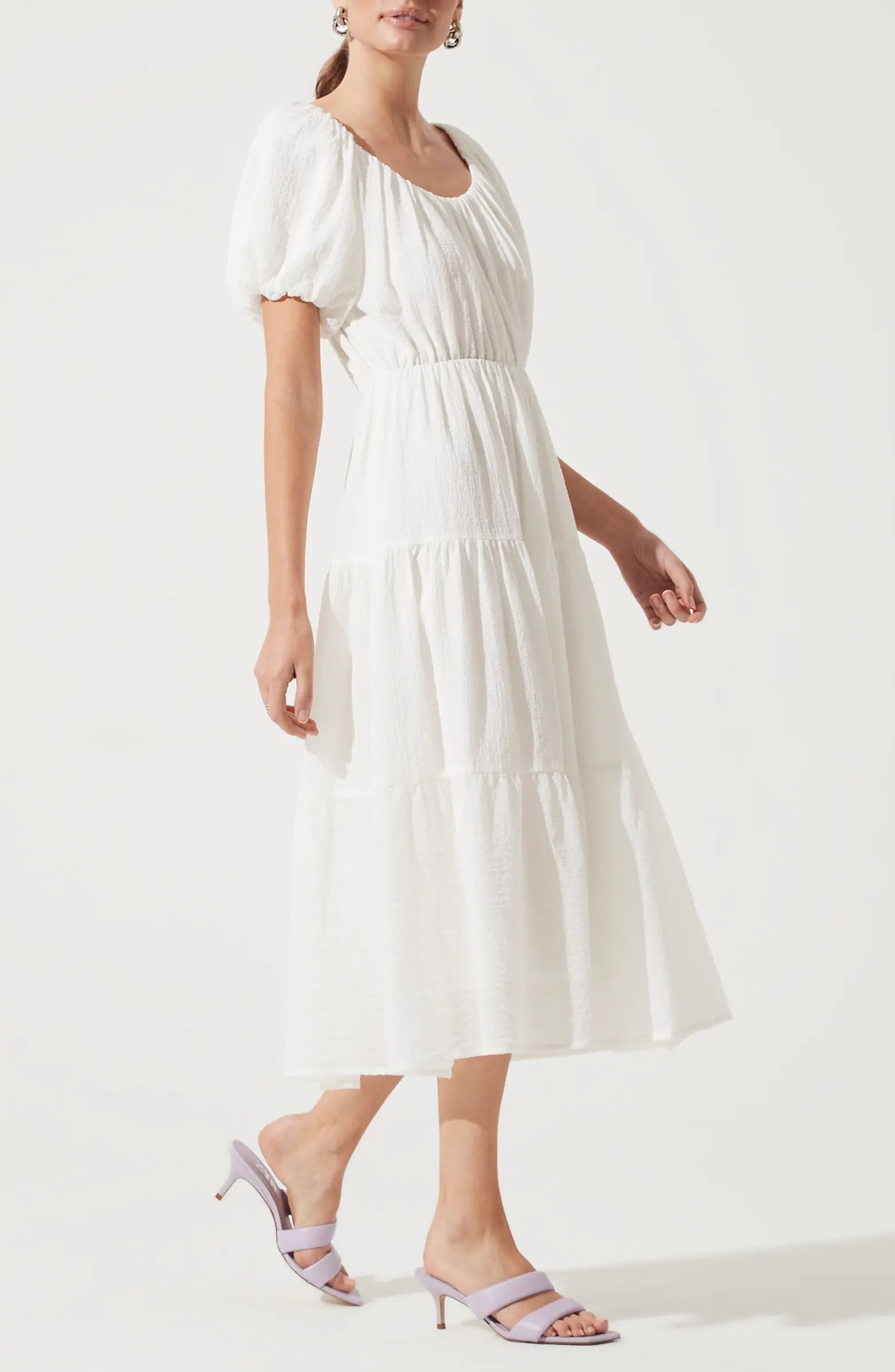 Tiered Short Sleeve Dress | Nordstrom Canada