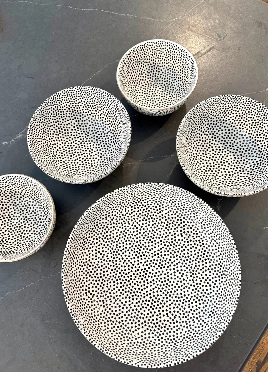 How adorable are these polka dot plates?! These were such a bargain for how cute they are, from Walmart!

#LTKmomlife #LTKfoodie #LTKHome