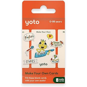 Yoto Make Your Own Cards – 5 Blank Audio Cards for Use with Player & Mini All-in-1 Audio Device... | Amazon (US)