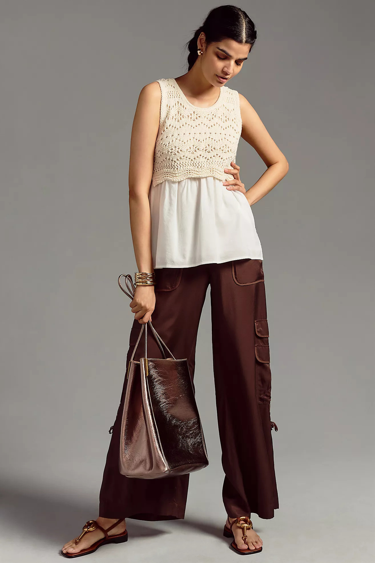 By Anthropologie Layered Sweater Tank | Anthropologie (US)