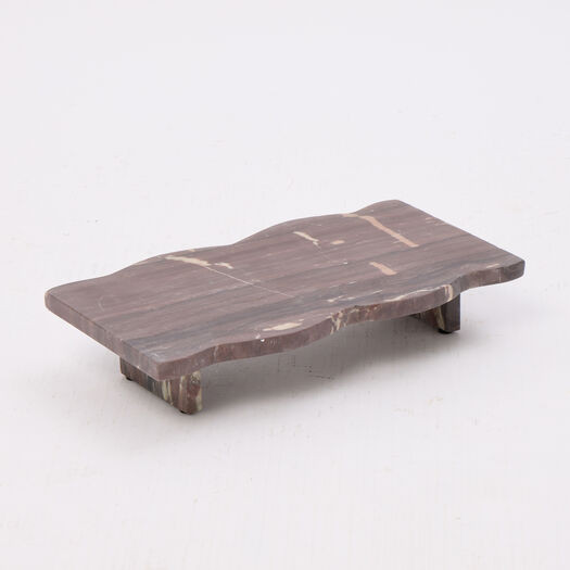 Grey Marble Riser 35x20cm | TK Maxx