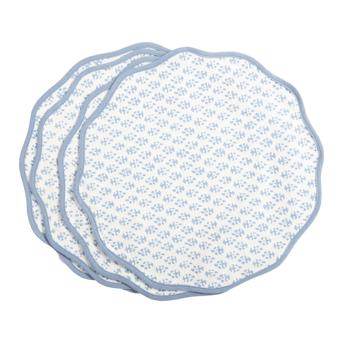 Batik Placemats Blue, Set of 4 | Amanda Lindroth