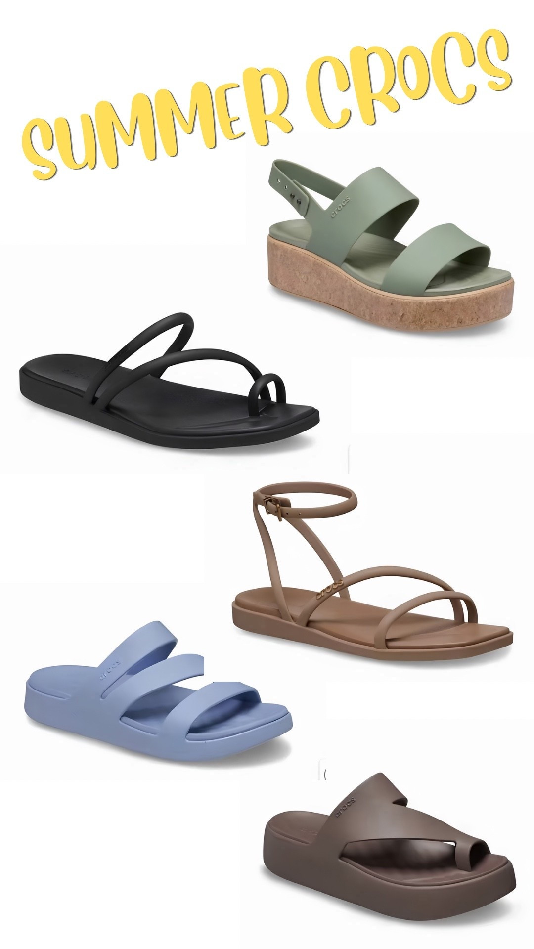 I am loving all the crocs sandals this year 😍 

So many cute styles, colors, and heel heights! Comfy to dress up or down!

It looks like they are excluded from the sale but so many other cute sandals are included in the DSW sale! Use VIPBESTIES for early access to sale!

#LTKActive #LTKSaleAlert #LTKWorkwear