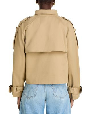 AQUA Crop Trench Coat - Exclusive | Bloomingdale's Women | Bloomingdale's (US)