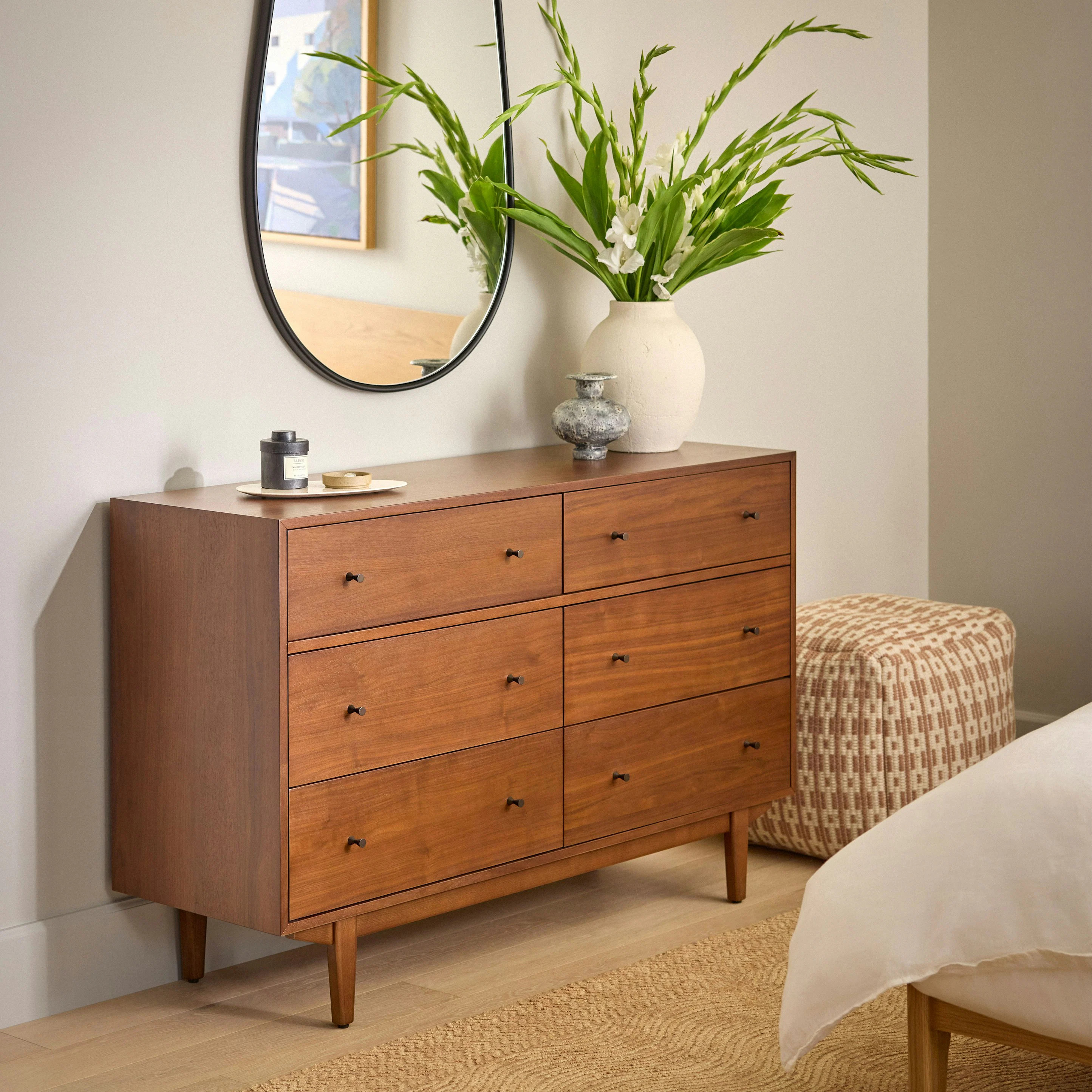 Cooper 6-Drawer Double Dresser - Walnut | Article