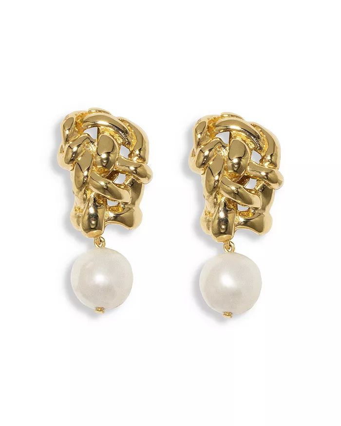 Knotted Freshwater Pearl Drop Earrings | Bloomingdale's (US)
