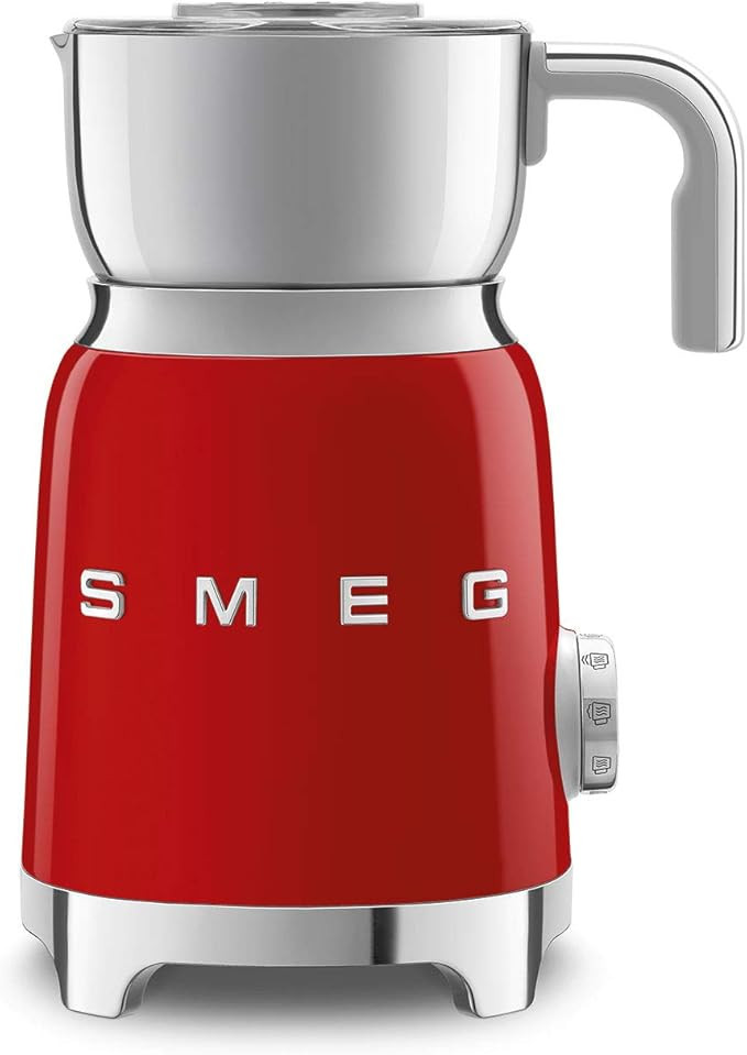 SMEG Retro 50's Style Milk Frother with 2 Disks 6 Preset Programs Hot or Cold Frothing and Induct... | Amazon (US)
