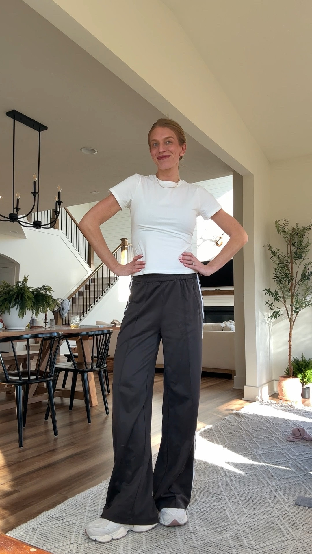 Tall girl friendly an bump friendly track pants! Run bigger! Size small tall

See run tts

#LTKTall #LTKBump #LTKootd