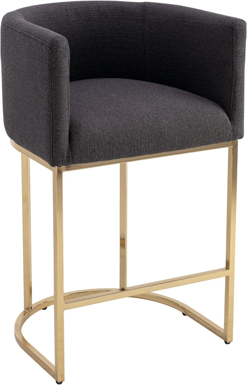 Modern Counter Height Linen Upholstered Bar Stool, 29" Kitchen Counter Island Stool Bar Chairs wi... | Amazon (US)